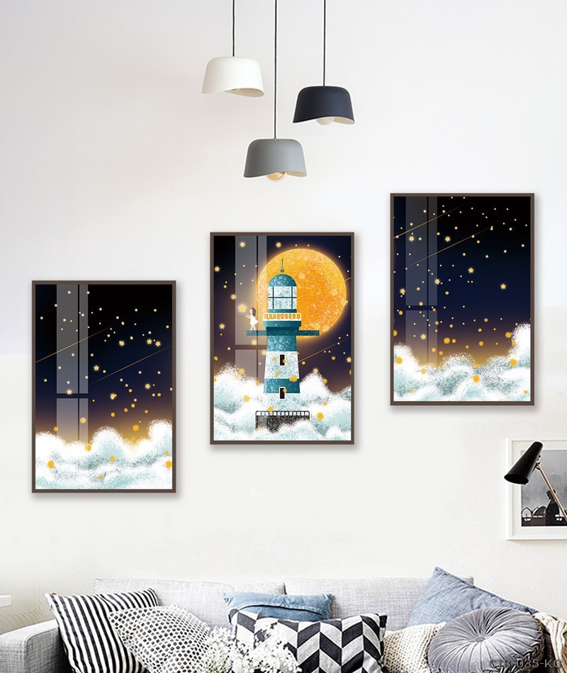 Trăng và lâu đài - đêm CTB-035-KG